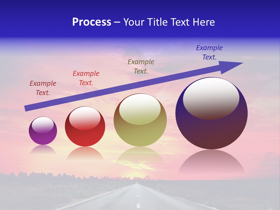 Grass Blur Middle PowerPoint Template