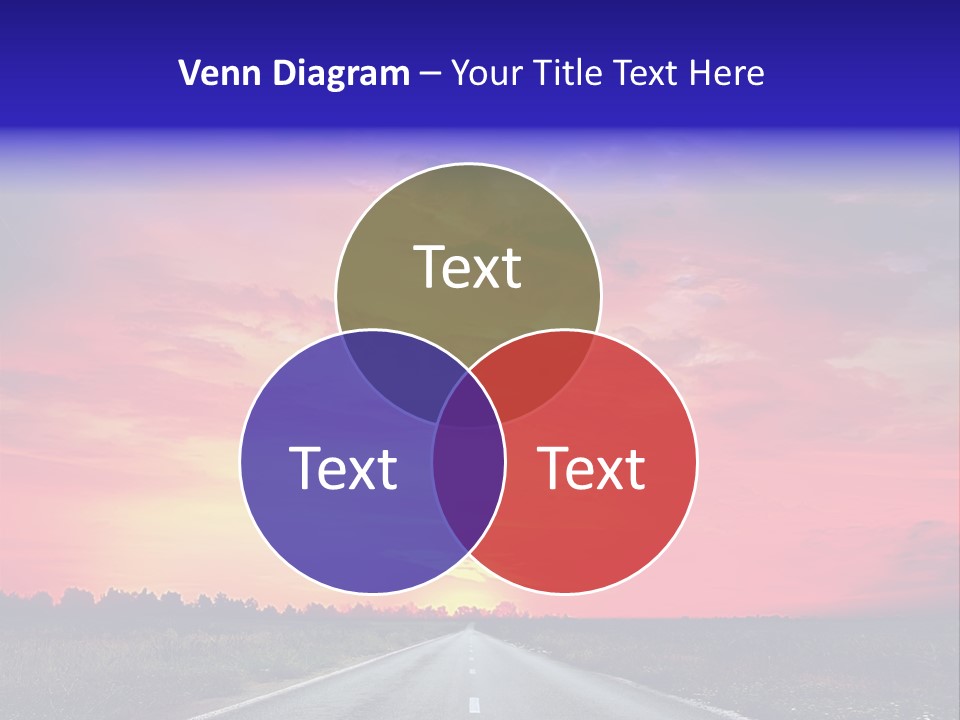 Grass Blur Middle PowerPoint Template