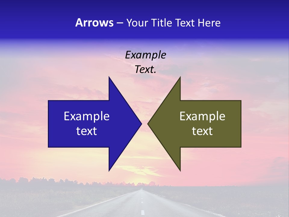 Grass Blur Middle PowerPoint Template