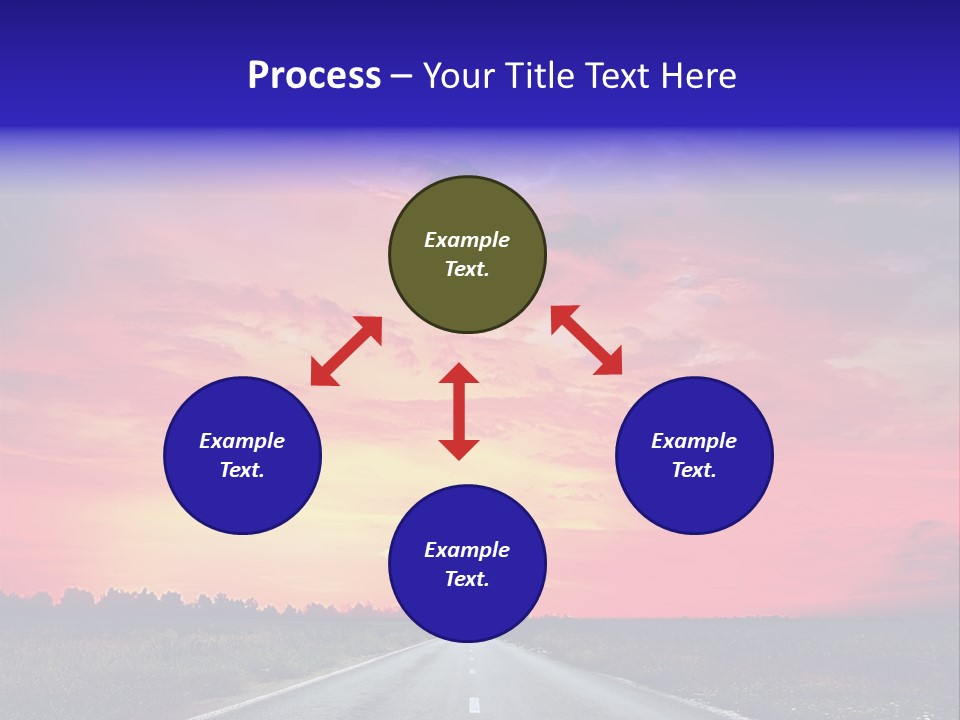 Grass Blur Middle PowerPoint Template