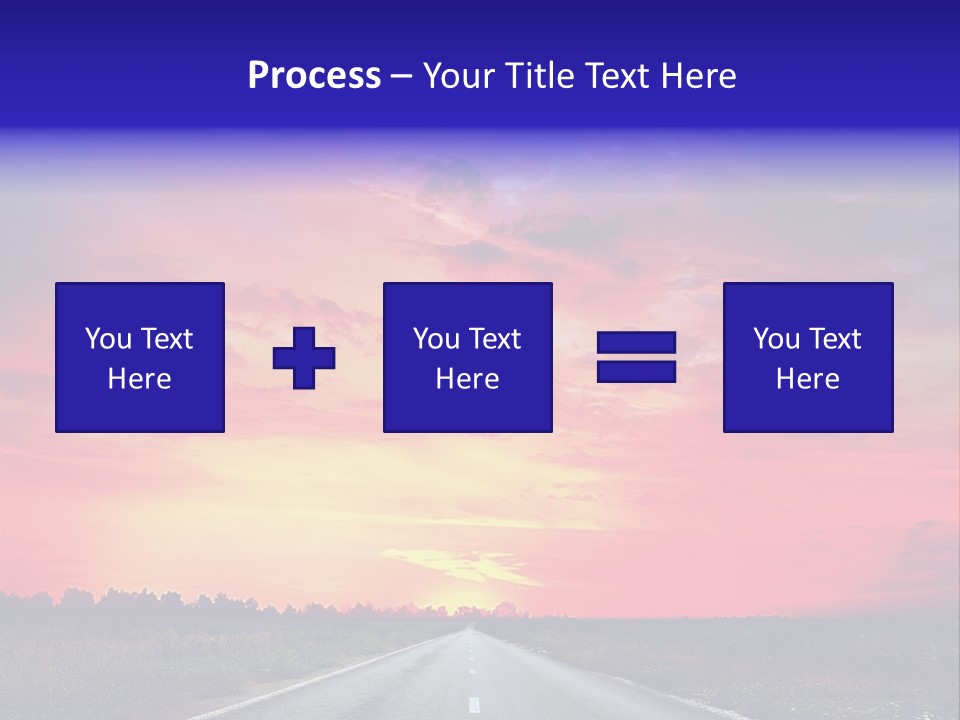 Grass Blur Middle PowerPoint Template