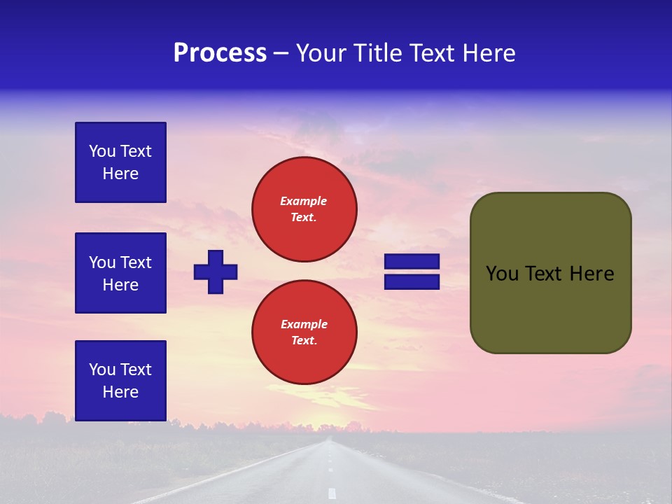 Grass Blur Middle PowerPoint Template