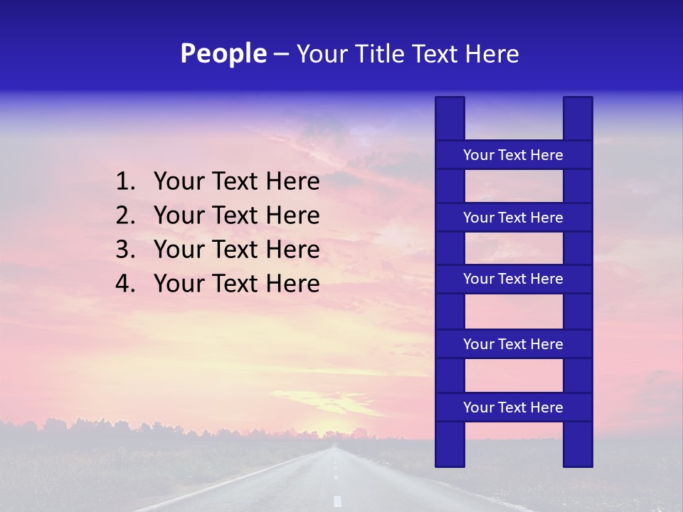 Grass Blur Middle PowerPoint Template