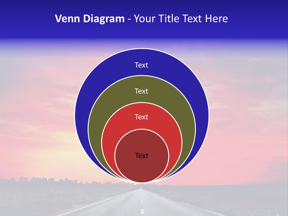 Grass Blur Middle PowerPoint Template