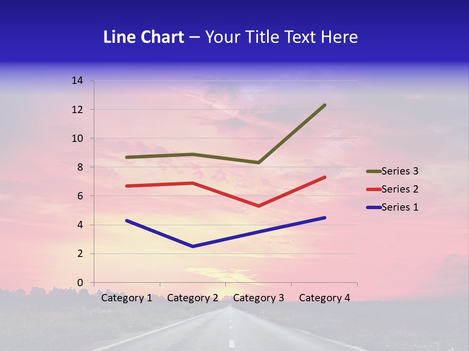 Grass Blur Middle PowerPoint Template