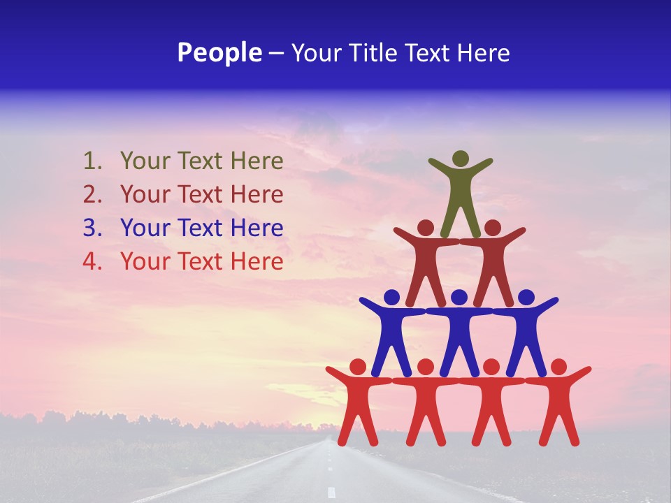 Grass Blur Middle PowerPoint Template