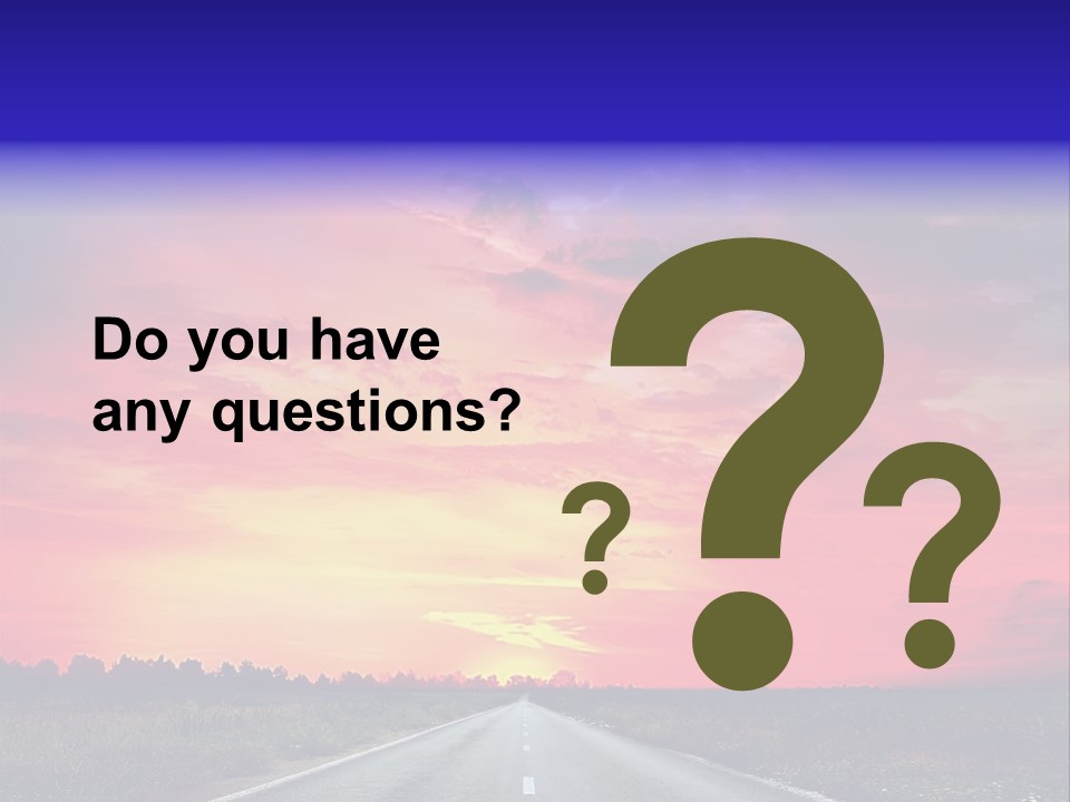 Grass Blur Middle PowerPoint Template