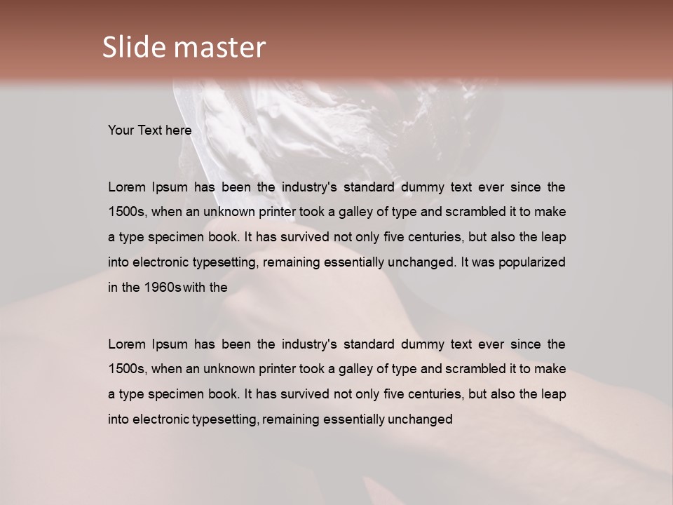 Hair Charming Blade PowerPoint Template