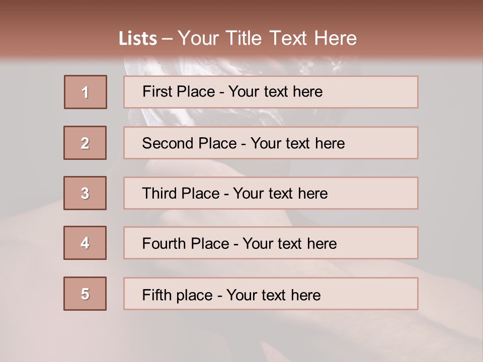 Hair Charming Blade PowerPoint Template