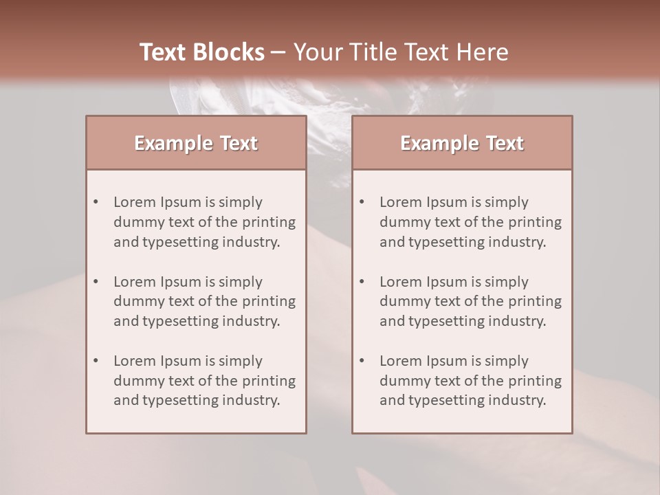 Hair Charming Blade PowerPoint Template