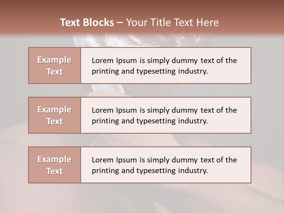 Hair Charming Blade PowerPoint Template