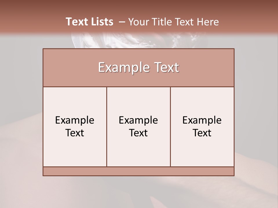Hair Charming Blade PowerPoint Template