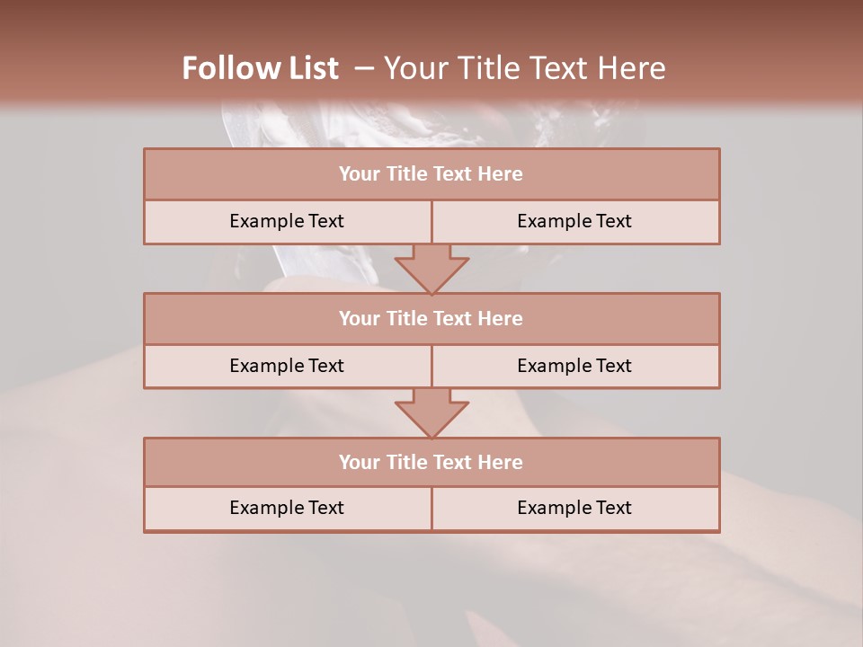 Hair Charming Blade PowerPoint Template