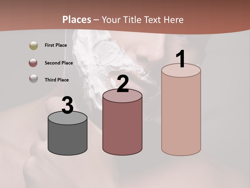 Clean Male Groom PowerPoint Template