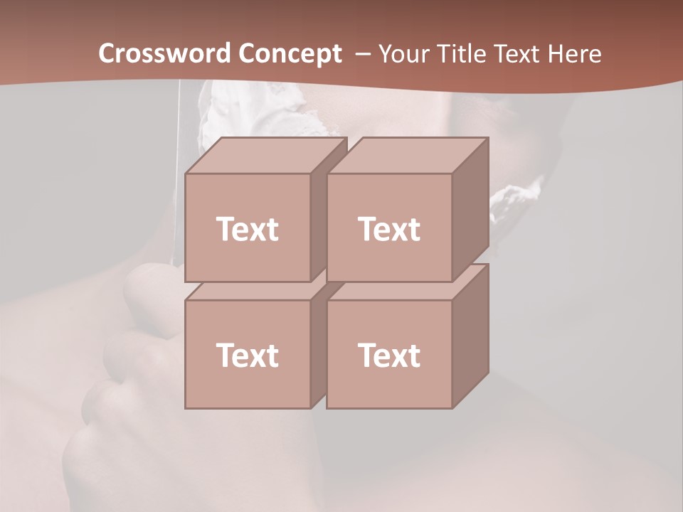 Clean Male Groom PowerPoint Template