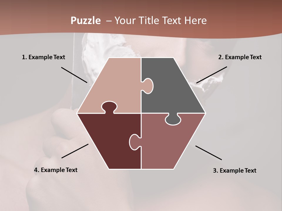 Clean Male Groom PowerPoint Template