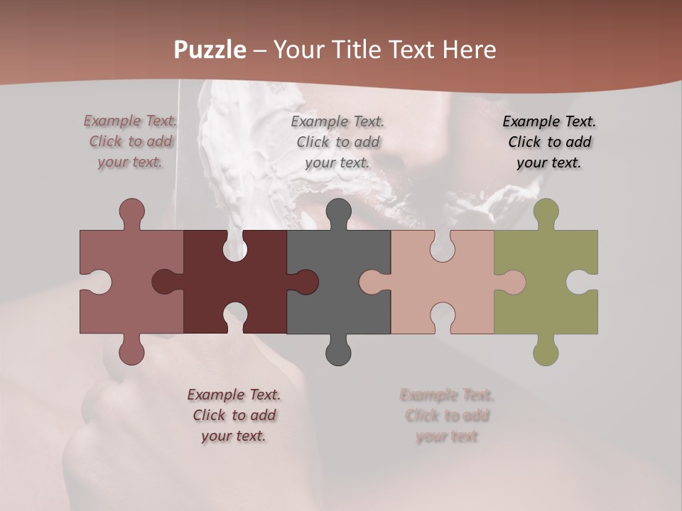 Clean Male Groom PowerPoint Template