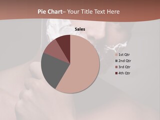 Clean Male Groom PowerPoint Template