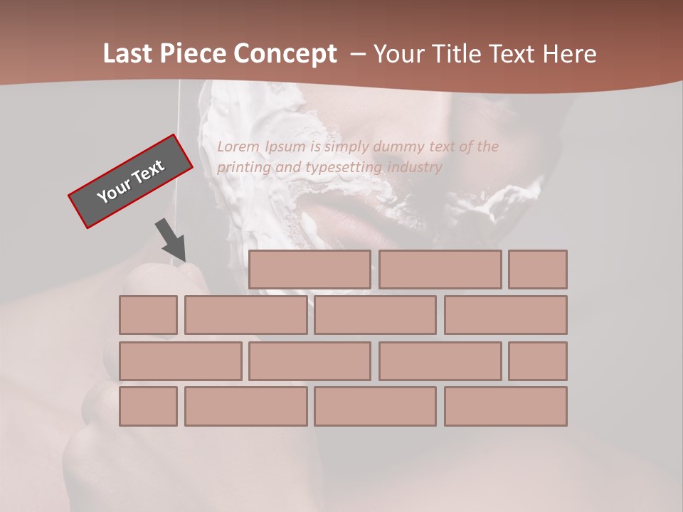 Clean Male Groom PowerPoint Template