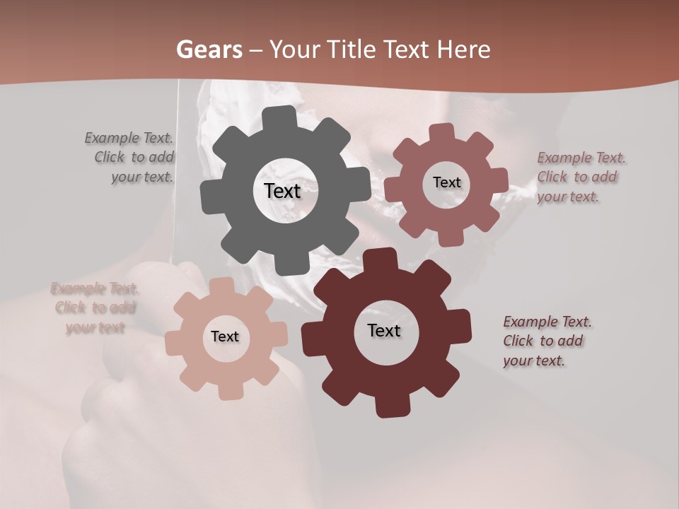 Clean Male Groom PowerPoint Template