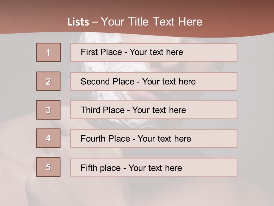 Clean Male Groom PowerPoint Template