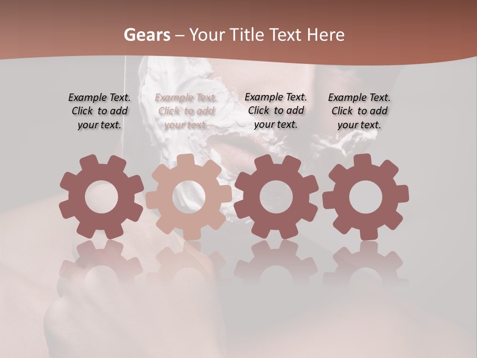Clean Male Groom PowerPoint Template