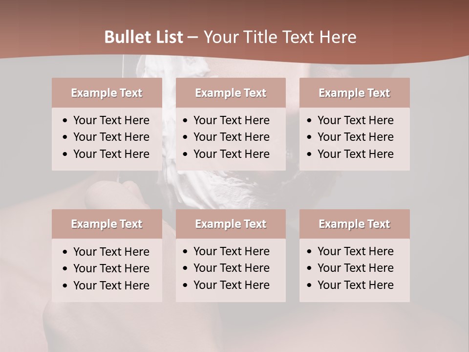 Clean Male Groom PowerPoint Template