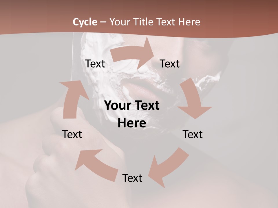 Clean Male Groom PowerPoint Template