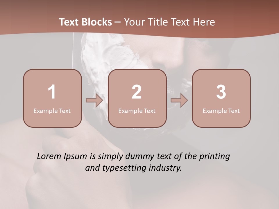 Clean Male Groom PowerPoint Template