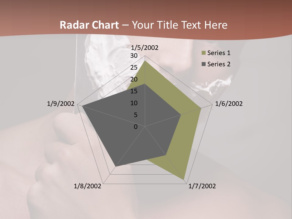 Clean Male Groom PowerPoint Template