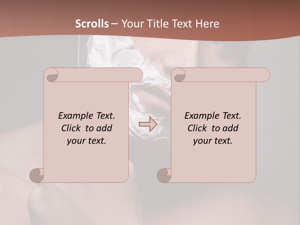 Clean Male Groom PowerPoint Template