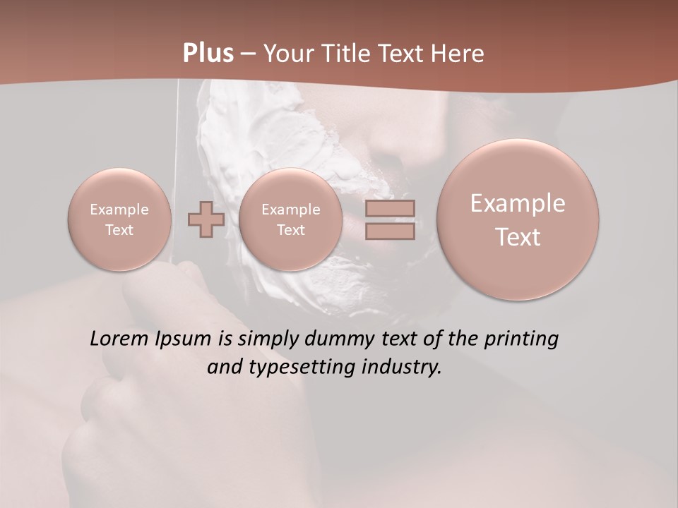 Clean Male Groom PowerPoint Template