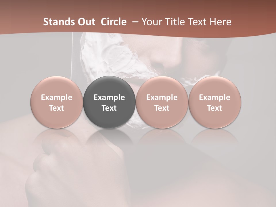 Clean Male Groom PowerPoint Template