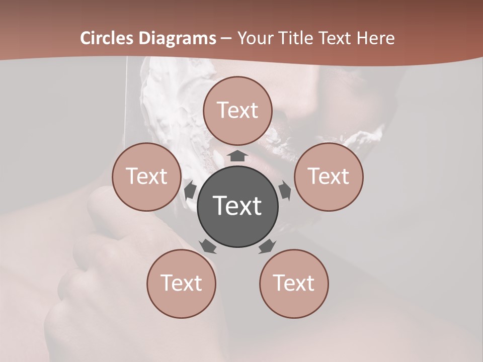 Clean Male Groom PowerPoint Template