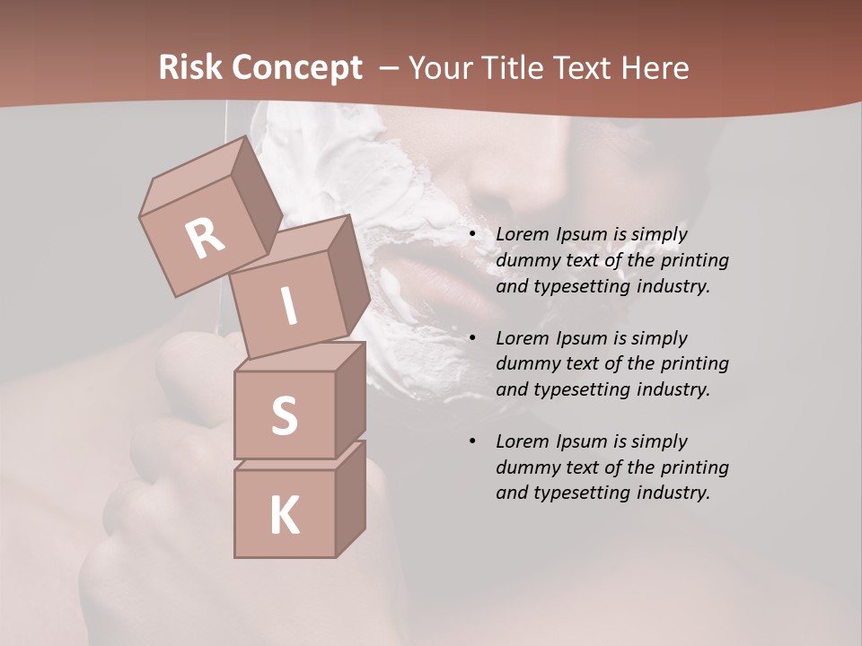 Clean Male Groom PowerPoint Template