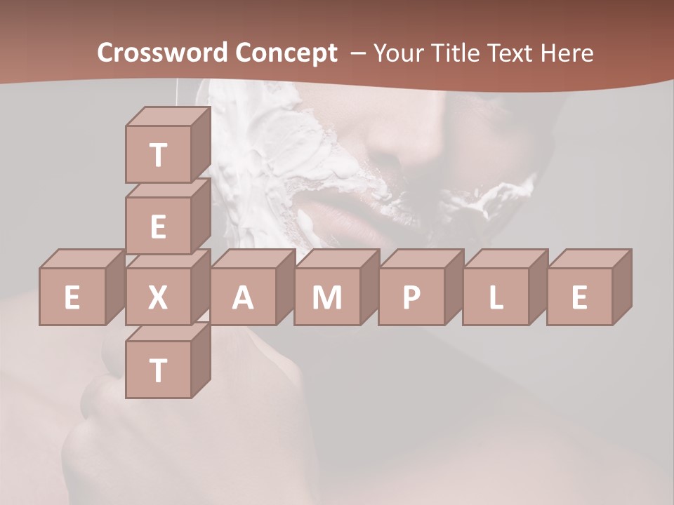 Clean Male Groom PowerPoint Template