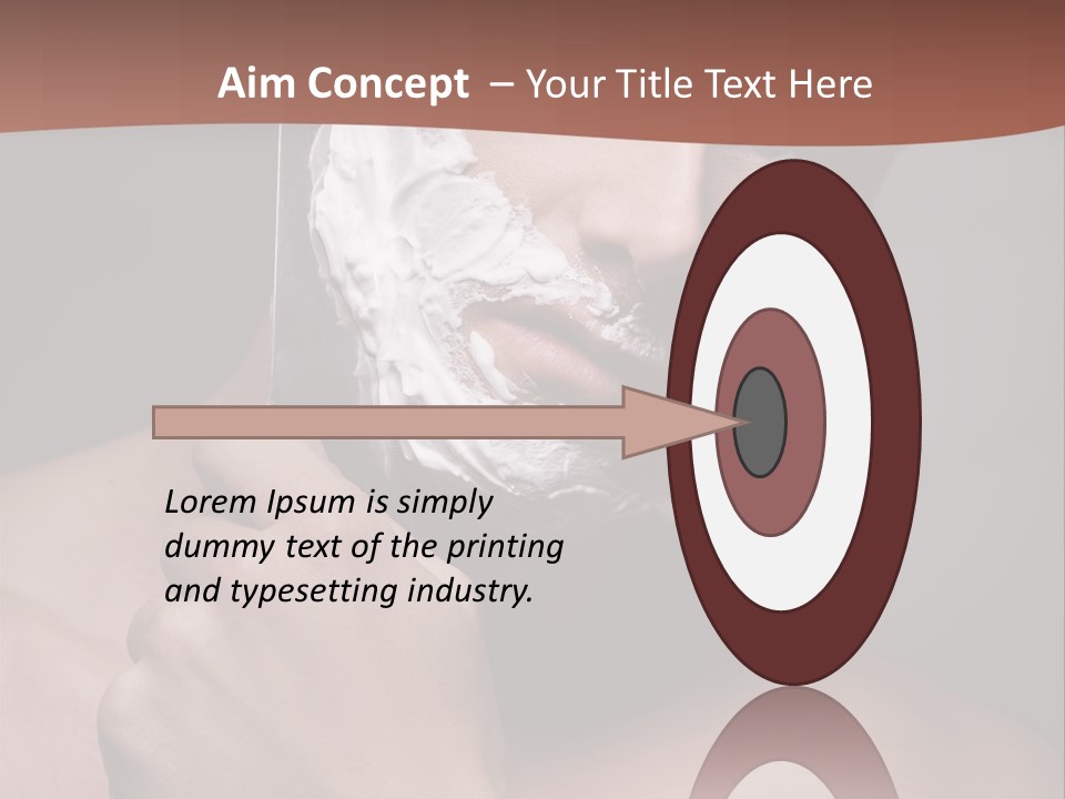 Clean Male Groom PowerPoint Template