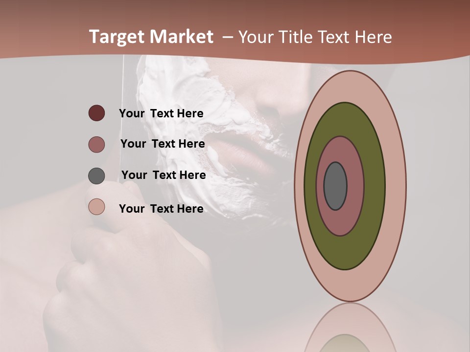 Clean Male Groom PowerPoint Template