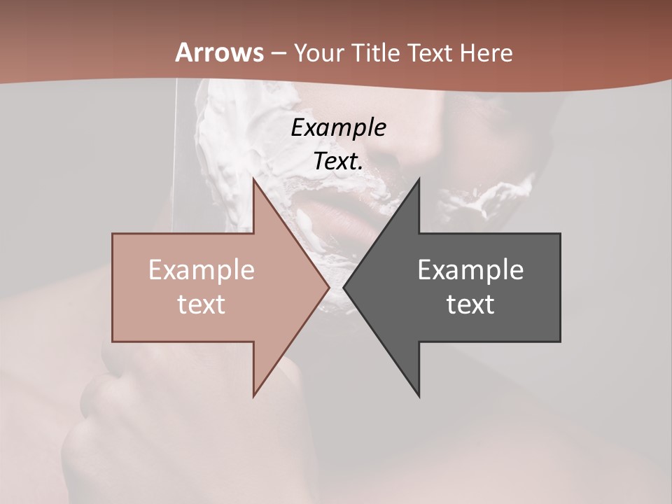 Clean Male Groom PowerPoint Template