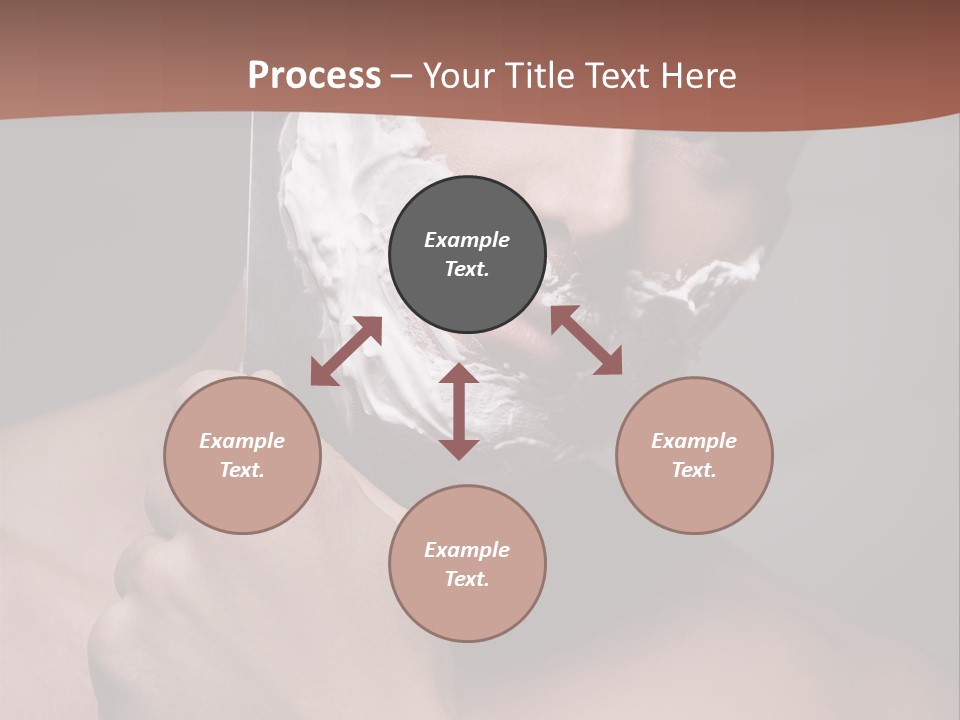 Clean Male Groom PowerPoint Template