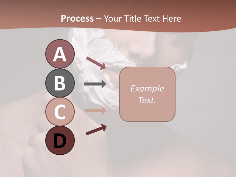 Clean Male Groom PowerPoint Template