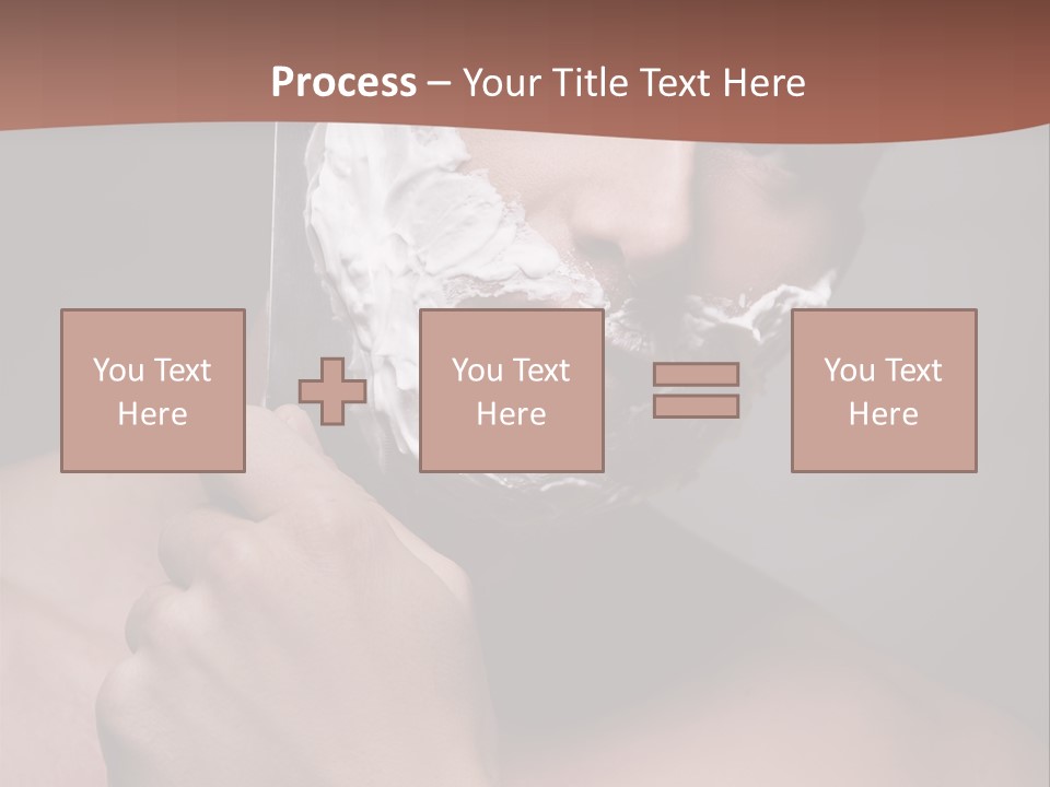 Clean Male Groom PowerPoint Template
