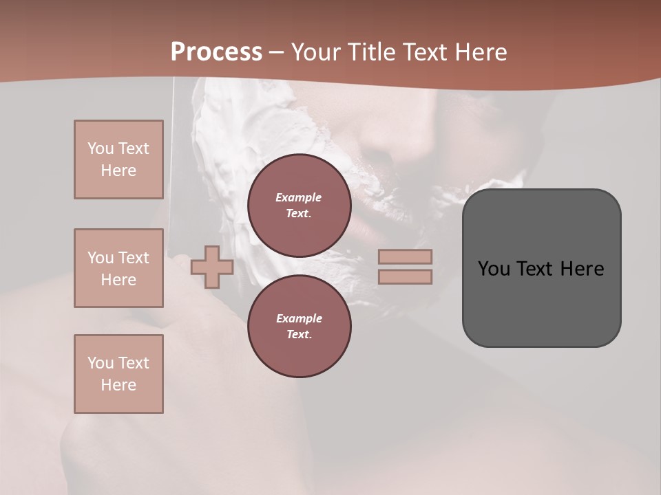 Clean Male Groom PowerPoint Template
