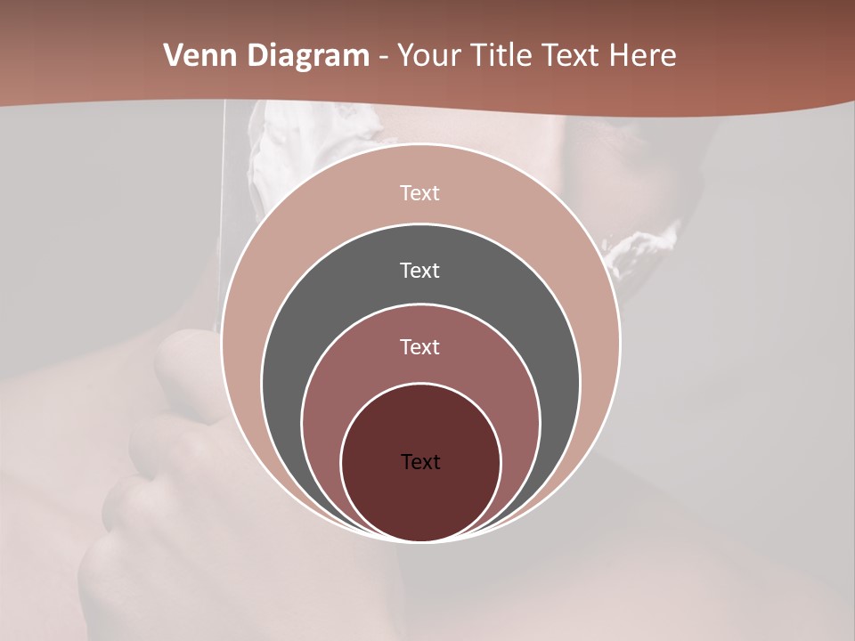 Clean Male Groom PowerPoint Template