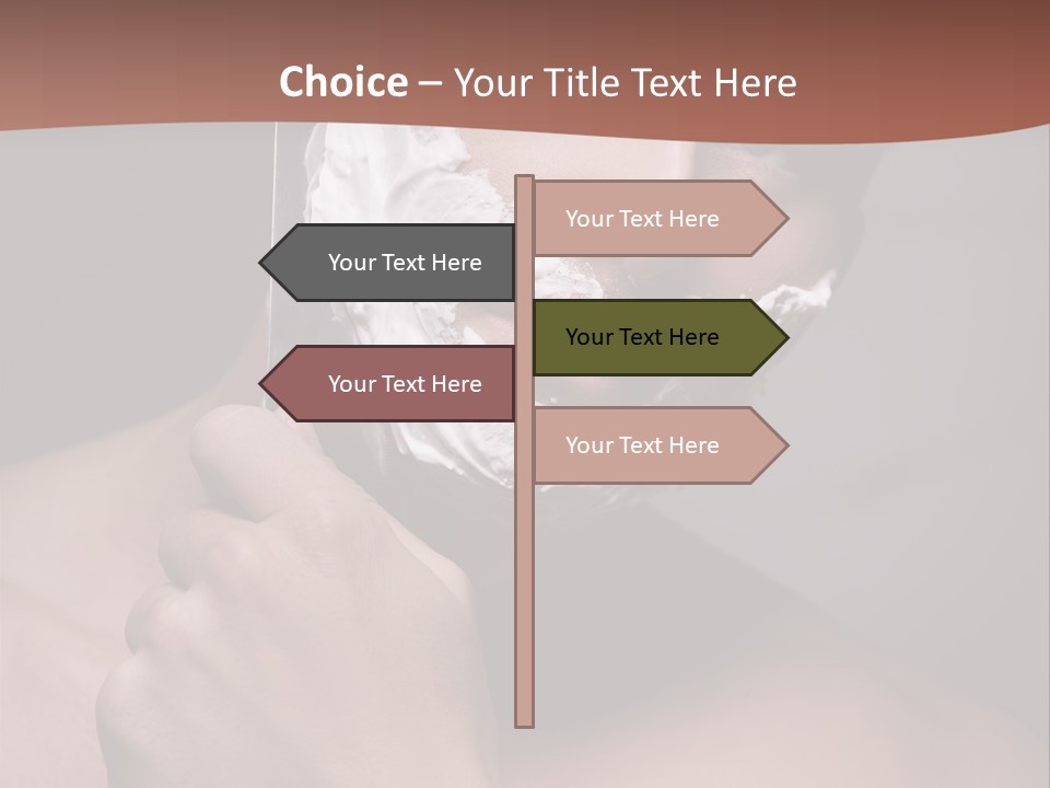 Clean Male Groom PowerPoint Template