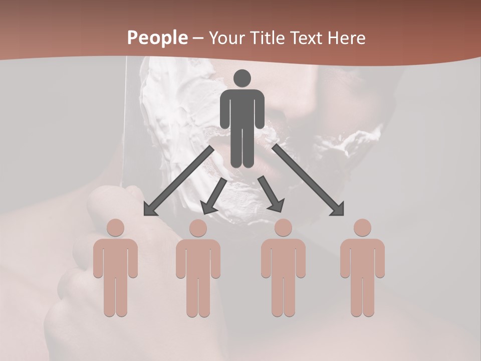 Clean Male Groom PowerPoint Template