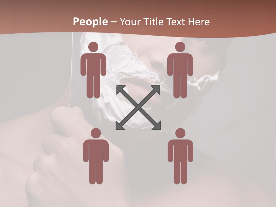 Clean Male Groom PowerPoint Template