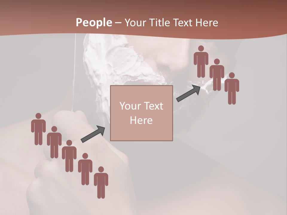 Clean Male Groom PowerPoint Template