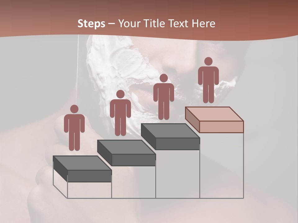 Clean Male Groom PowerPoint Template