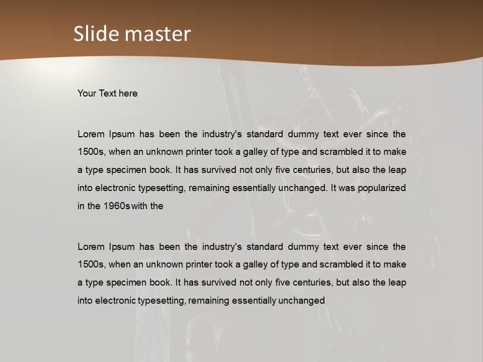 Moon Relaxation Skull PowerPoint Template